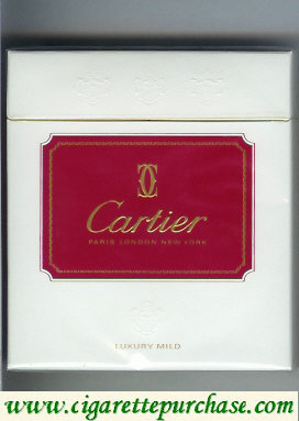 Cartier Luxury Mild cigarettes